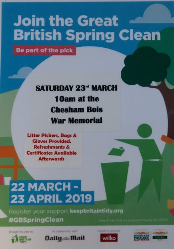 Spring Litter Pick Poster