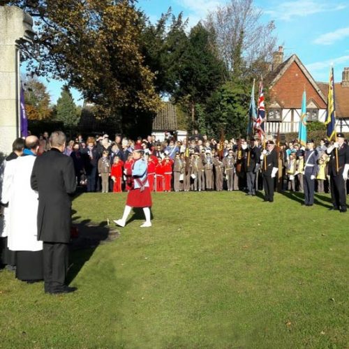 remembrance day parade, chesham bois 