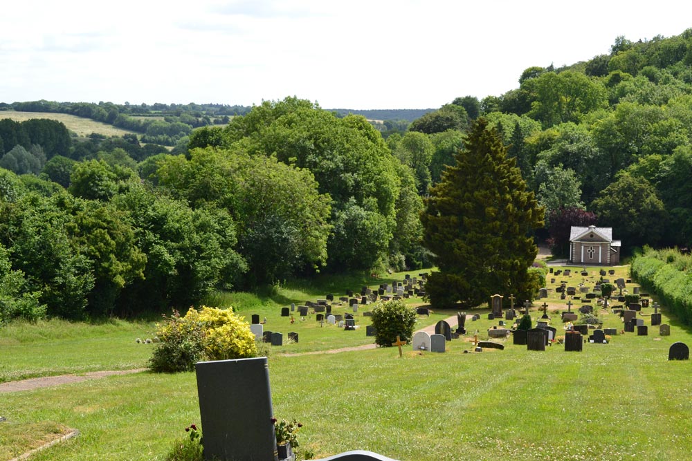 View from Top of Original Formal Burial Ground.