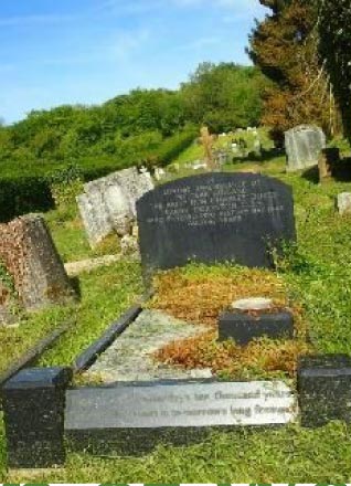 Photo of memorial to charles dukes, 1st baron dukeston at Chesham Bois Burial Ground.